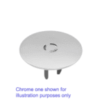 McAlpine 90mm Shower Trap White Plastic Cover Top