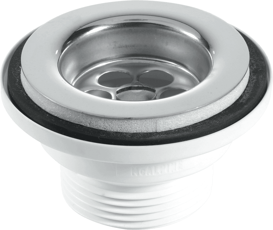 Product image for SKU 61020860 McA SS basin waste CP 1 1/4" sprg m/room - Image 1