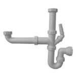 McALPINE bowl&half sink kit single SK1