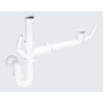 McALPINE bow&half sink kit double SK1A