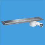McAlpine 1200mm Slimline Channel Drain - Brushed