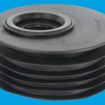 McAlpine 4"x2" Offset Drain Connector Black