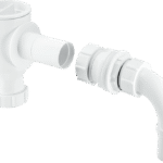 McAlpine 3/4" Complete Screened Tank Overflow Connector - Extended