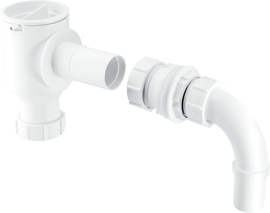 Product image for SKU 61020962 McAlpine 3/4" Complete Screened Tank Overflow Connector - Extended - Image 1