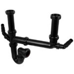 McA 1 1/2" Double Bowl Sink Kit With 2 Appliance Nozzles SK2A