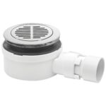 McAlpine 90mm Shower Trap Solvent 1 1/2" Outlet Chrome Plated