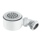 McAlpine 90mm Shower Trap 25mm Water Seal CP Brass Petal Grate 53mm