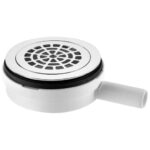 McAlpine Pumped Shower Waste Outlet - 113mm CP Brass Flange