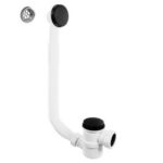 McAlpine Top Access Bath Trap + Overflow - Matt Black