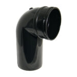 S-WELD soil 90 deg spigot bend black SS168