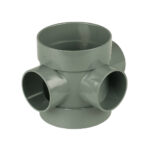 S-WELD soil short boss pipe grey SS583