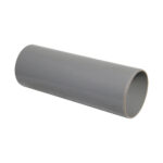 Floplast Plain Soil Pipe 110mmx3 Metre Grey