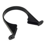 FLOPLAST 110mm soil pipe clip black