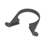 FLOPLAST 110mm soil pipe clip anthracite