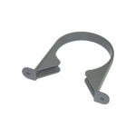 FLOPLAST 110mm soil socket clip grey