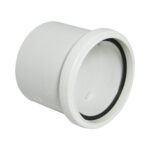 FLOPLAST 110mm soil single socket white