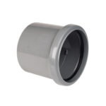 FLOPLAST 110mm soil single socket grey