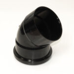 F-P 110mm soil offset top bend black