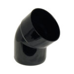 F-P 110mm soil offset bottom bend black