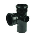 F-P 110mm soil branch 92.5' black