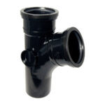 F-P 110mm soil branch 112.5' black