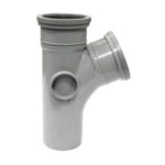 F-P 110mm soil branch 112.5' grey