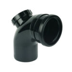 F-P 110mm soil access bend 92.5' black