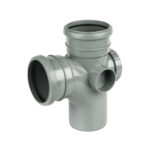 F-P 110mm soil access branch 92.5' grey