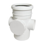 F-P 110mm soil access skt/spigot white