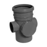 F-P 110mm soil access skt/spigot anthracite