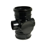 F-P 110mm soil access skt/solvent black