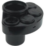 F-P 110mm soil manifold - one boss black