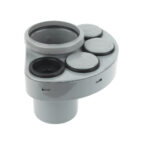 F-P 110mm soil manifold - one boss grey