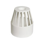 FLOPLAST 110mm soil vent terminal white