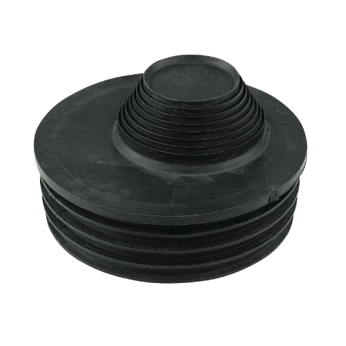 62023930-1.jpg F-P 110mm soil univ waste adaptor black - Image 1