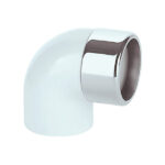 McA Chrome Plated Brass Compression Bend x ABS Solvent Weld ABS42/43A-