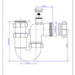 McA 75mm Water Seal Adj Inlet Tubular Swivel Anti-Syphon ASE10V
