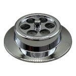McA Bath Overflow Grid Chrome Plated BATHGRID-CP