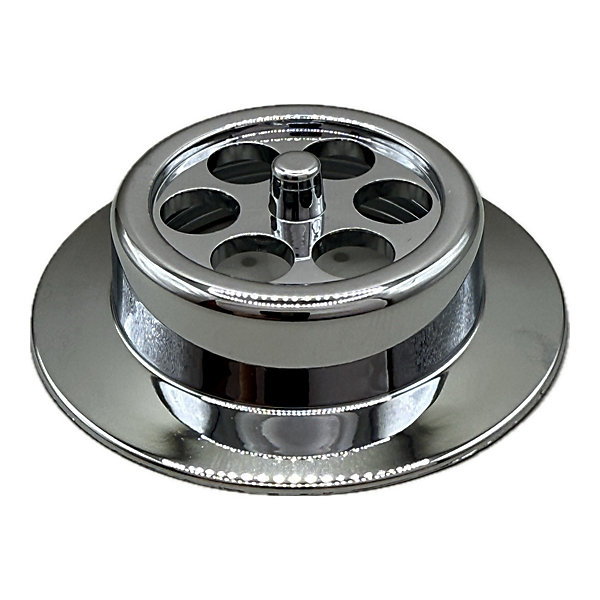 Product image for SKU 62024000 McA Bath Overflow Grid Chrome Plated BATHGRID-CP - Image 1