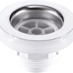 McA Backnut Bath Waste 70mm SS Flange x 1 1/2" Tail BSW10