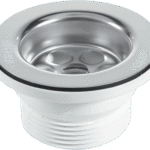McA 1 1/2" Shower Waste 70mm SS Flange Centre Pin Model BSW10P-F