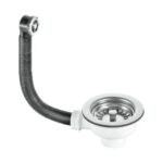 McA 1 1/2" Basket Strainer Waste & Overflow 113mm SS Flange BSWCLS-OFS