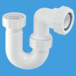 McA 75mm Water Seal Tubular Low Inlet Swivel 'P' Trap BT3