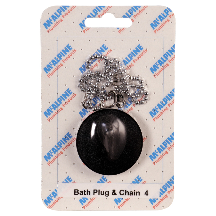 Product image for SKU 62024088 McA Bath Plug & Chain CARD-4 - Image 1