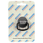 McA Chrome Plated Handle Basin Plug CARD-7