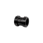 McALPINE m/fit str connector 1.1/2" - BLACK T28M-BL