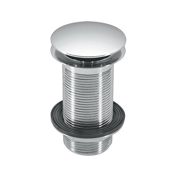 Product image for SKU 62035478 McA No Slot Free Flow Basin Waste Mush Top 1.25" 60mm Flange DWU60-CB - Image 1