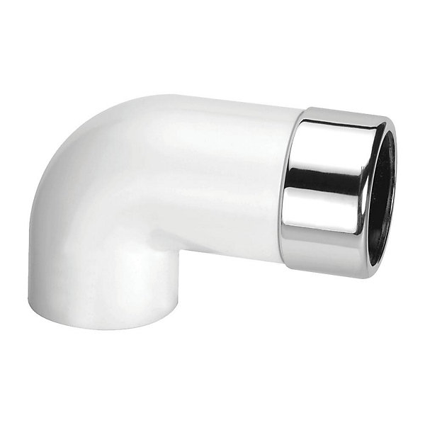 Product image for SKU 62035482 McA CP Elongated Brass To ABS 90 Deg Conv Elbow 32mm ABS32/35A-CB-L - Image 1