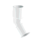 McA 3/4" 135 Degree Overflow Bend R2A