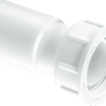 McA 3/4" Straight Female Overflow Coupling With Loose Nut R6A